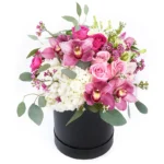 Цветы в коробке Огненная любовь